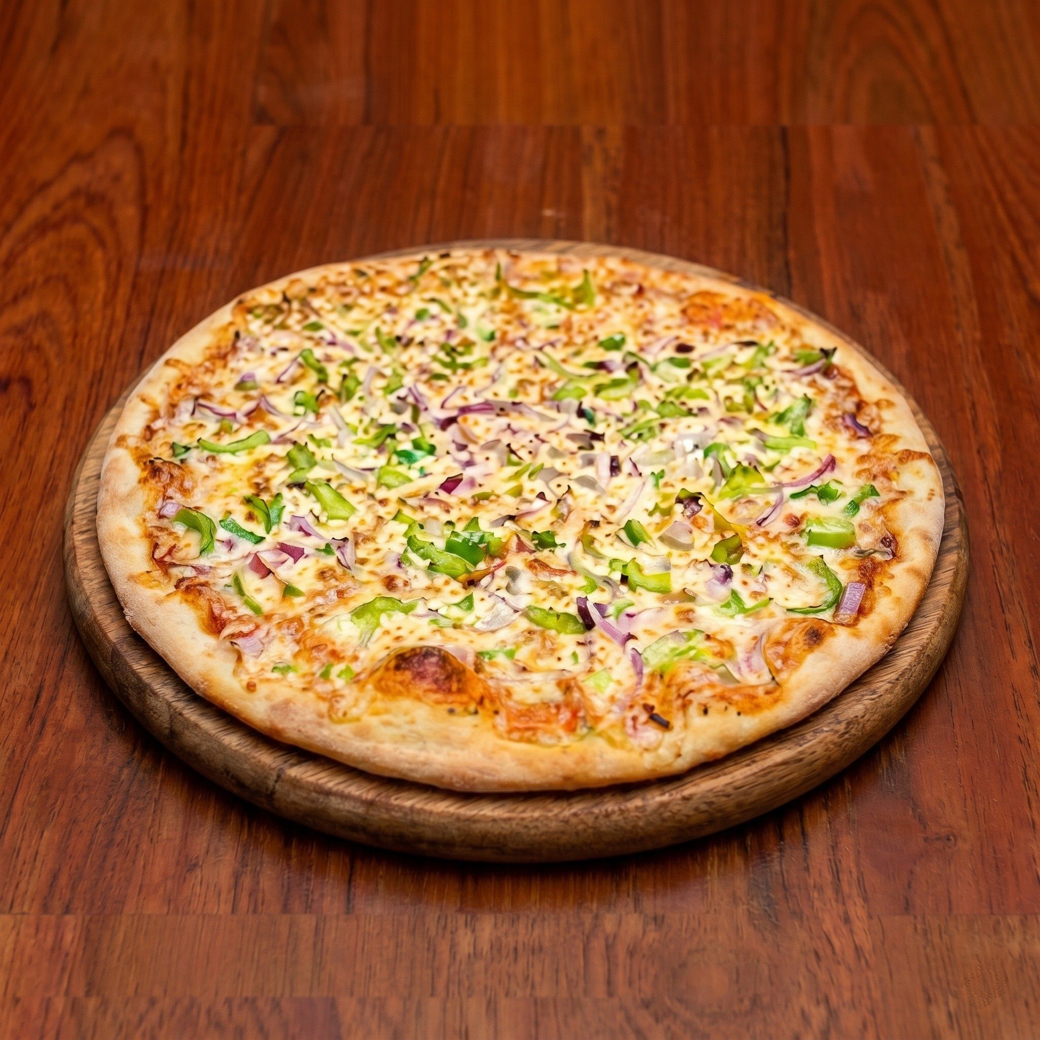 BBQ Chicken Pizza.