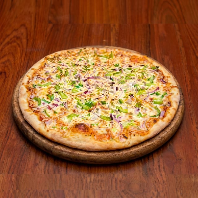 BBQ Chicken Pizza.